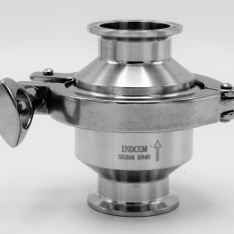 Nerezová zpětná klapka, clamp typ C-C  DN40