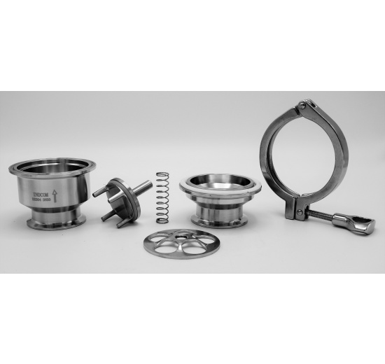 Nerezová zpětná klapka, clamp typ C-C  DN50