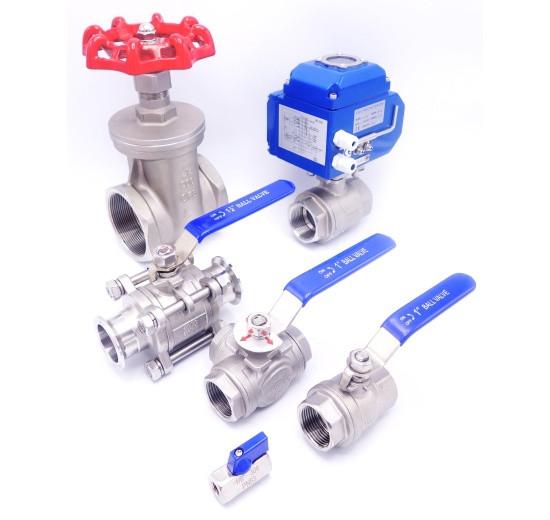 Nerezové kulové ventily a kohouty Indcom