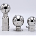 nerezové mycí sprchovací hlavice, rotační hlavice (koule)