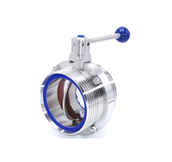 Nerezové přímé, uzavírací klapky