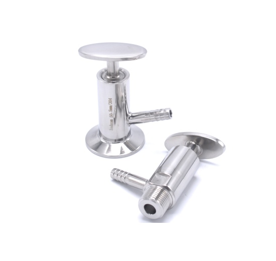 Nerezové vzorkovací ventily kohoutky degustační ventily spirálový odpěňovač