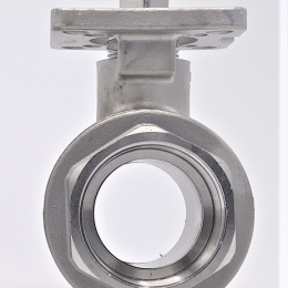 Nerezový kulový kohout, dvoudílný s adapterem pro pohon | 1 1/2”