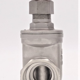 Nerezový uzavírací, regulační šoupátkový ventil 1 1/4”