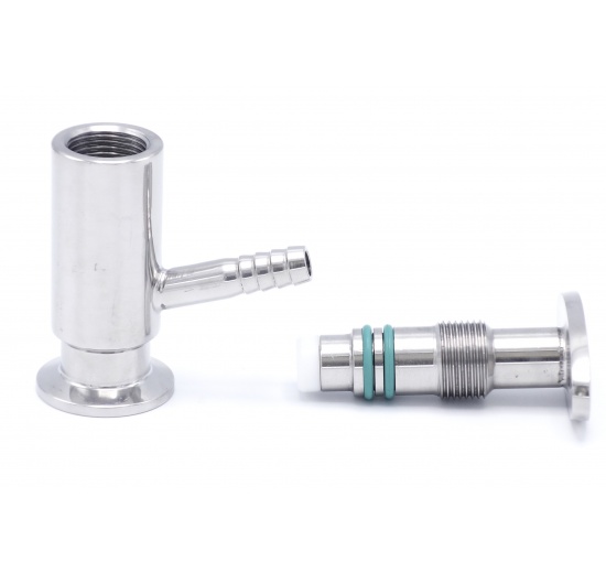 Nerezový vzorkovací ventil, clamp připojení | DN20 (K34)