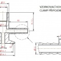 Nerezový vzorkovací ventil,kohoutek, clamp připojení DN25 (K50.5)