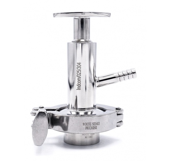 Nerezový vzorkovací ventil, kohoutek, připojení CLAMP