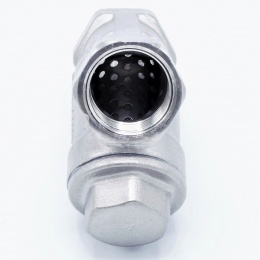 nerezový Y filtr šikmý s jemným sítkem, závitový 1/2”