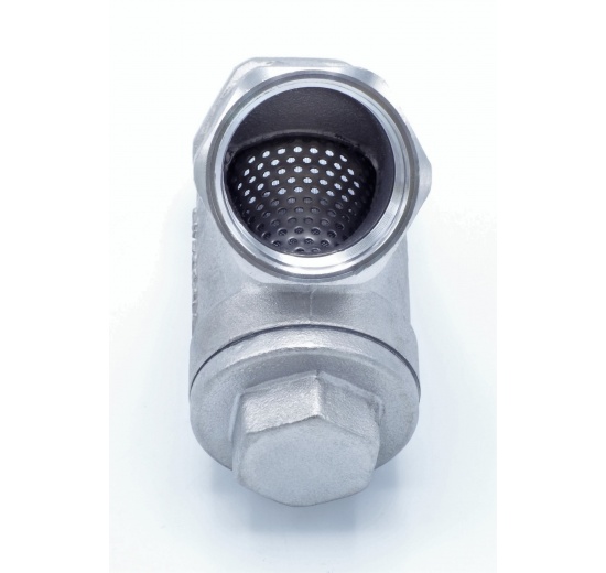 nerezový Y filtr šikmý s jemným sítkem, závitový, jednopalcový”