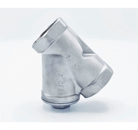 nerezový Y filtr šikmý s nerezovým sítkem, 2” závitový