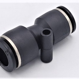 Pneumatické prvky, nástrčné šroubení z plastu, Spojka přímá redukovaná 10mm/8mm