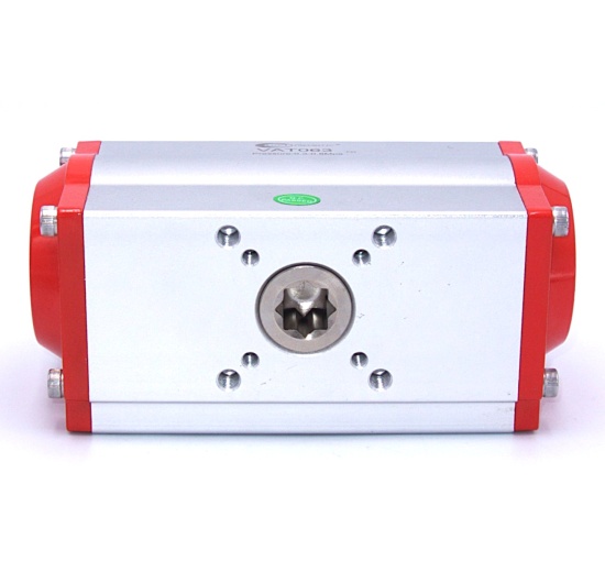 Pneumatický pohon, dvojčinný_detail