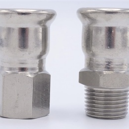 Přechod lisovací/závit (závitový adaptér)