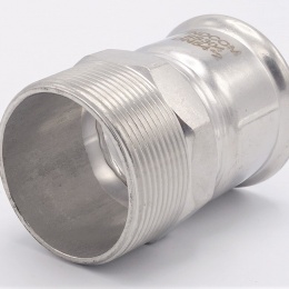 Přechodka lisovací/závit vnější 54 mm 2" nerezová