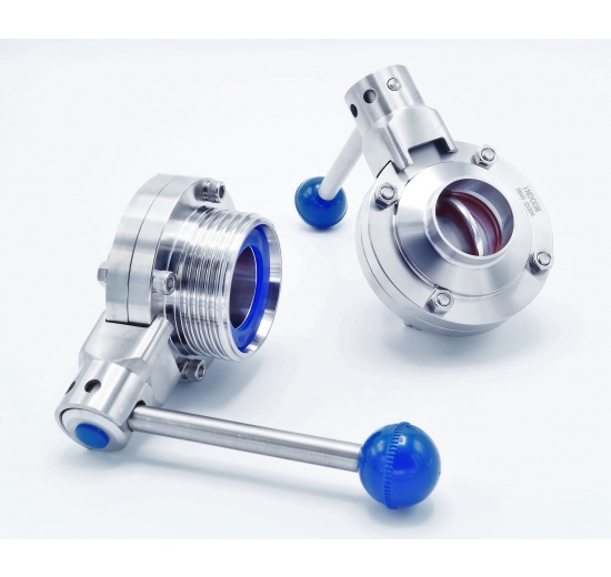 přímé motýlové klapky, typ G-S (závit/navařovací), DN 40