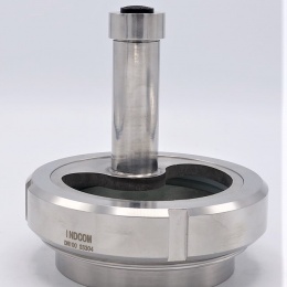 Průhledítko maticové s osvětlením LED, navařovací, DN100