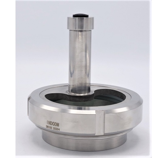 Průhledítko maticové s osvětlením LED, navařovací, DN100