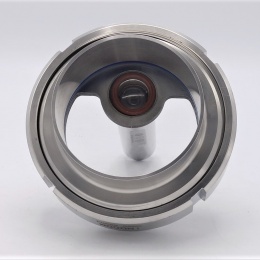 Průhledítko maticové s osvětlením LED, navařovací, DN80