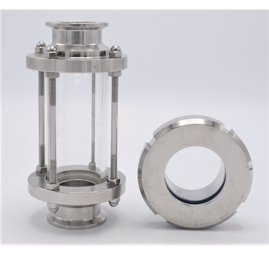 průhledítko potrubní maticové S-S