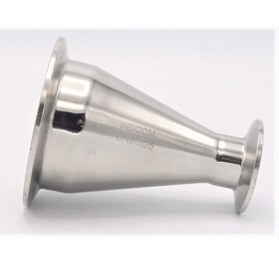 Redukce centrická, clamp  DN65/25