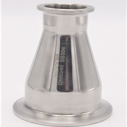 Redukce centrická, clamp  DN65/40