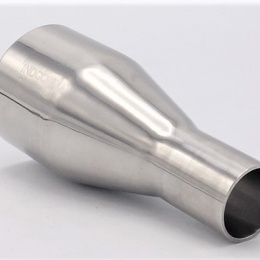 Redukce centrická, navařovací, dlouhá DN 50/25, nerez