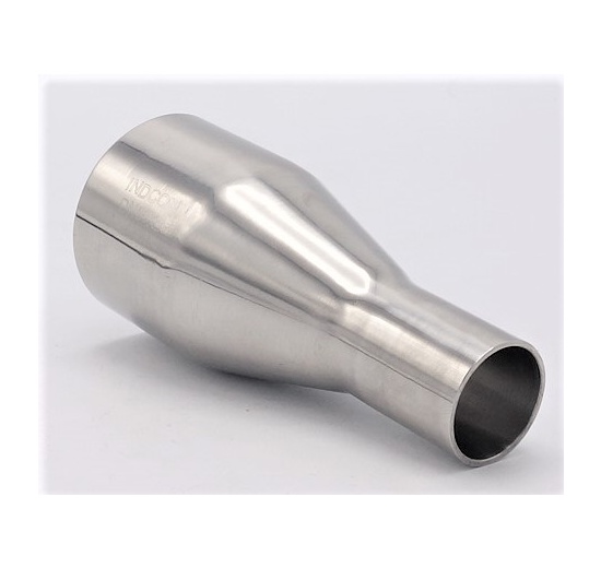 Redukce centrická, navařovací, dlouhá DN 50/25, nerez