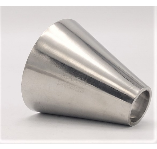 Redukce centrická, navařovací, krátká  DN65/25