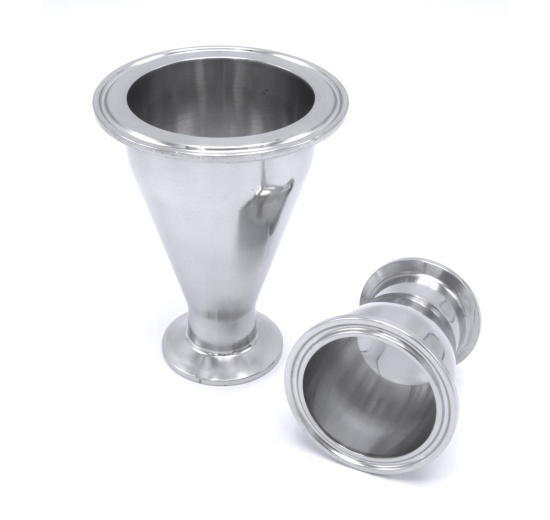 Redukce CLAMP DIN 32676 Potrubní spoje v potravinářském a nápojovém průmyslu