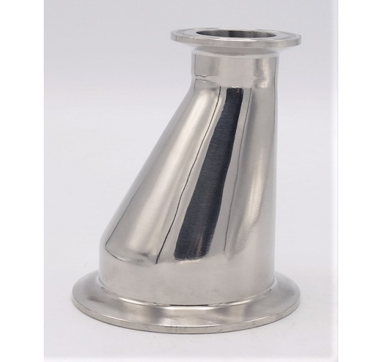 Redukce excentrická, clamp  DN65/32