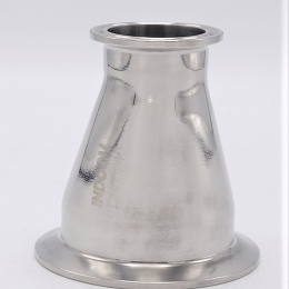 Redukce excentrická, clamp  DN65/40