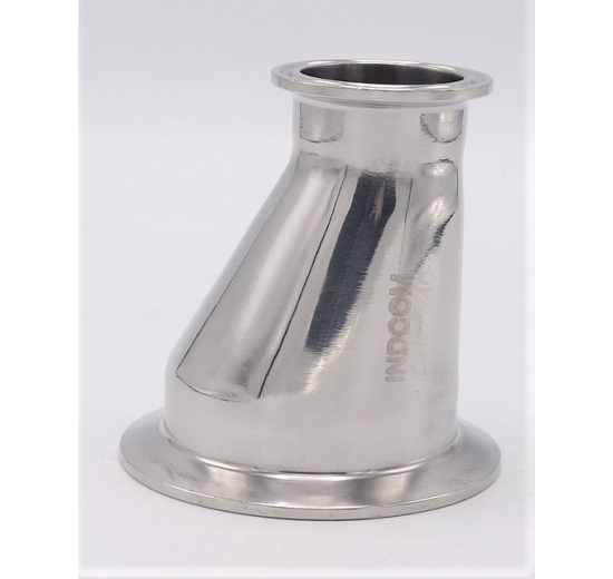 Redukce excentrická, clamp  DN65/40