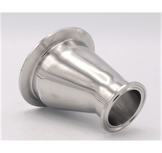 Redukce excentrická, clamp  DN65/40