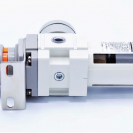 regulační ventil s manometrem, filtr, ochranný koš