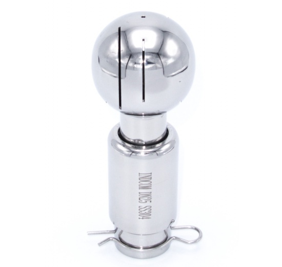 Rotační mycí hlavice, navařovací, na závlačku