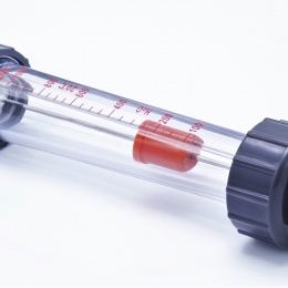 rotametr s průtokem 100 - 1000 l/hod. a maximálním tlakem 0,6 MPa