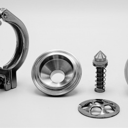 Sanitární zpětná klapka, navařovací S-S , DN20(22x1,5mm)