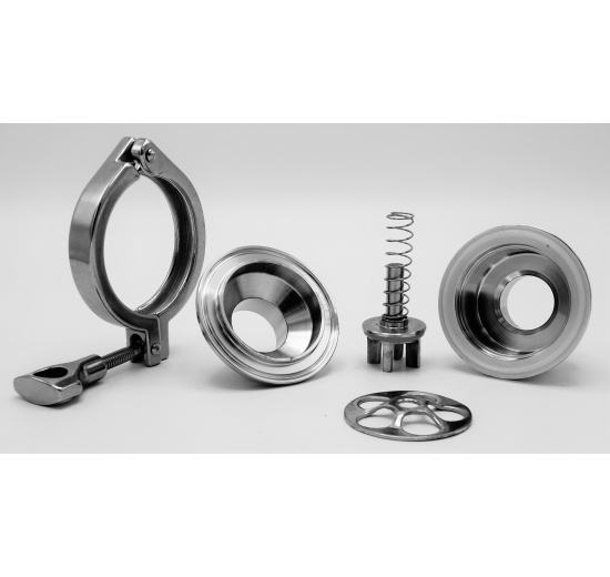 Sanitární zpětná klapka, navařovací S-S, DN32(34x1,5mm)