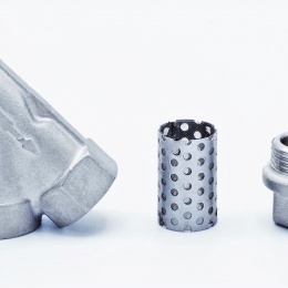 šikmý nerezový Y filtr s jemným sítkem, závitový 3/8”