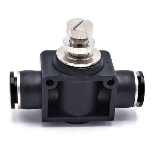 Škrtící ventil jednosměrný - nástrčné šroubení