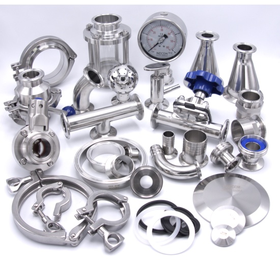 Spojení CLAMP  tri clamp spoj klapm potrubní spoje pro nápojový a potravinářský půmysl