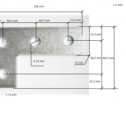 Spojka nosníků pozinkovaná