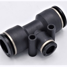 Spojka T redukovaná DN 12-8mm, nástrčné šroubení z plastu