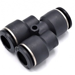 Spojka Y  DN 10mm Nástrčné šroubení z plastu