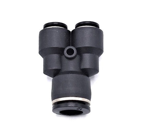 Spojka Y redukovaná - nástrčné šroubení z plastu