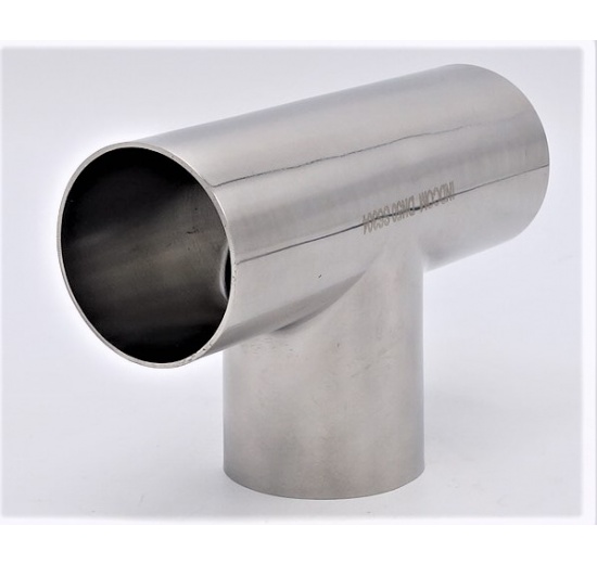 T kus dlouhý, navařovací DN50 (52x1,5mm) nerezová ocel