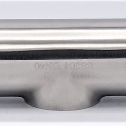 T kus krátký, navařovací DN40 (40x1,5mm) nerezové armatury