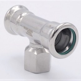 T-kus, lisovací F/F(závit vnitřní)/F 22_1/2"_22