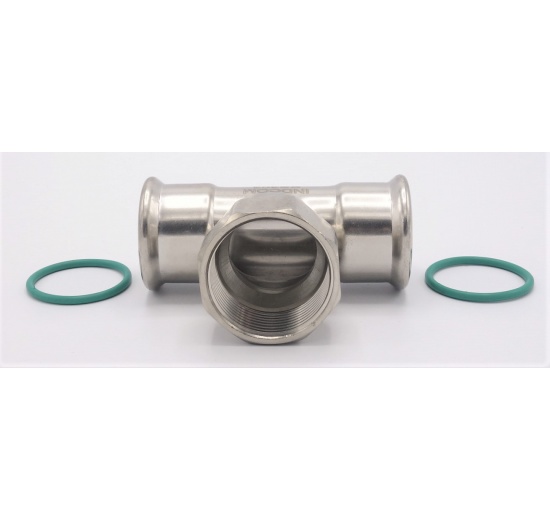 T-kus, lisovací F/F(závit vnitřní)/F 35_1 1/4"_35