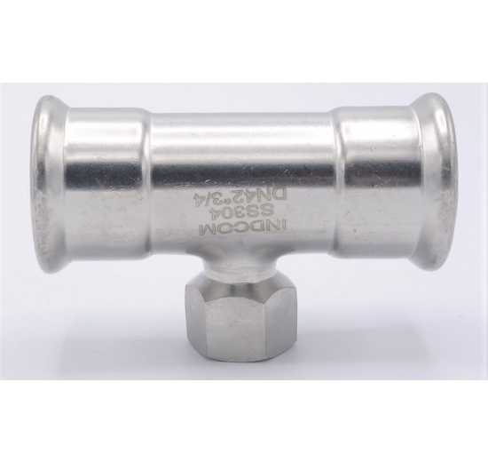 T-kus, lisovací F/F(závit vnitřní)/F 42_3/4"_42